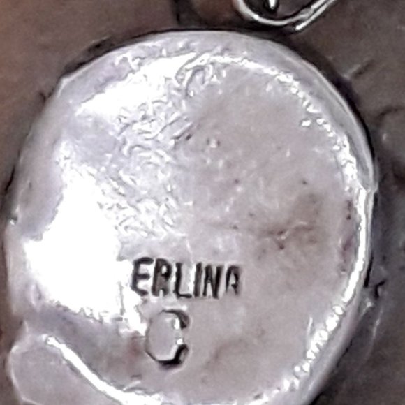 Native American Fiery Blue & Green Lab Opal Sterling Dangle Earrings - Picture 3 of 4